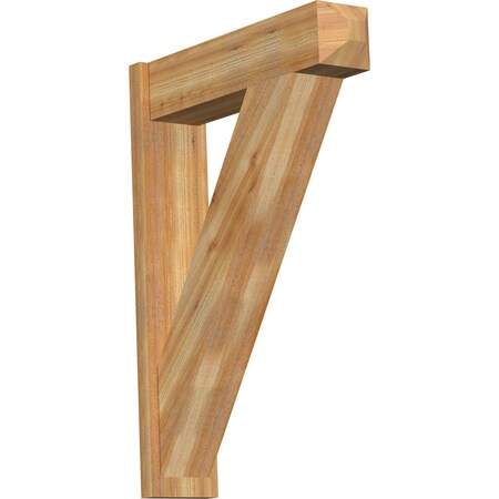 Ekena Millwork Traditional Rough Sawn Craftsman Outlooker, Western Red Cedar, 8"W x 32"D x 44"H OUT08X32X44TRA04RWR